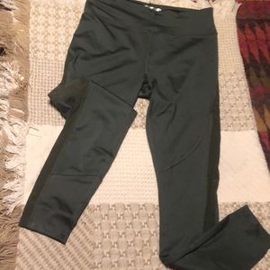 Olive green leggings